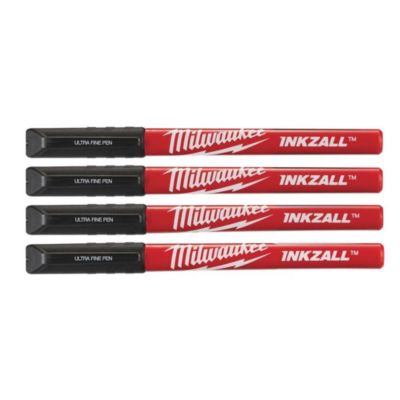 MILWAUKEE Pack de 4 marqueurs Inkzall pointe fine 48223164 - vue 2