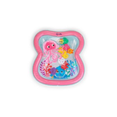 Tapis d'éveil à eau Bright Starts Jiggling Janet 56x56 cm rose PVC