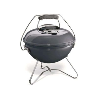 Barbecue charbon horizontal weber acier bleu 43 x 41 x 46 cm