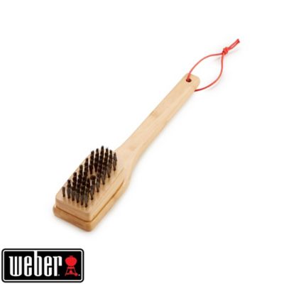 Weber - Brosse de nettoyage bambou 30cm pour barbecue Weber