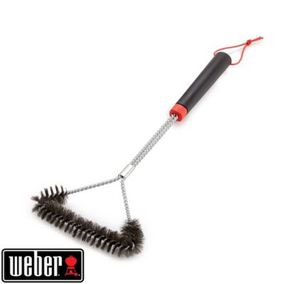 Weber - Brosse inox triangulaire 46cm pour barbecue Weber