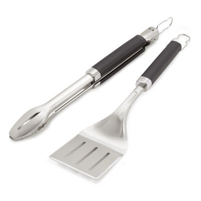 Ustensile barbecue pince et spatule