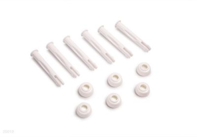 Lot de 6 goupilles et capuchons pour toutes armatures de piscines rondes Prism Frame et Metal Frame