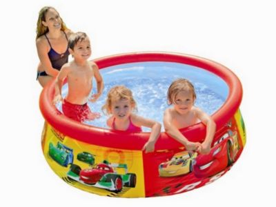 INTEX Piscine Tubulaire Carrée - vue 2
