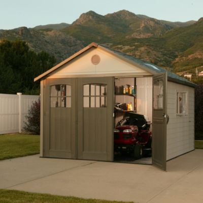 Abri de jardin résine Lifetime 60187 double pentes 11 22m²