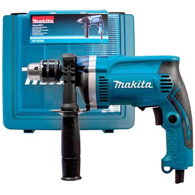 Perceuse À Percussion Makita HP1630K – 710 W, Variateur, Coffret Inclus - vue 3