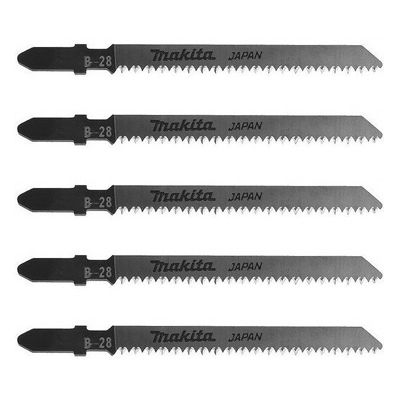 Lot De 5 Lames De Scies Sauteuses Makita A-80391 Pour Bois