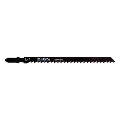 Lames coupe droite et fine pour matériaux épais boisPVC 110mmQté:5 / N°lame: 1 / Equi.bosch:T301CD / Epais.plas:5 à 90 mm / Epais.bois:5 à 90 mm / Long. utile:101 mm / Type:HCS / Dentpouce:6 Makita A 86290