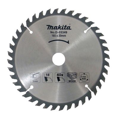 Lames Carbure Bois Standard, Pour Scies Circulaires Makita