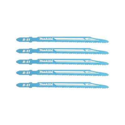 Makita B 06476 Lot de 5 lames de scie sauteuse en métal B - vue 2