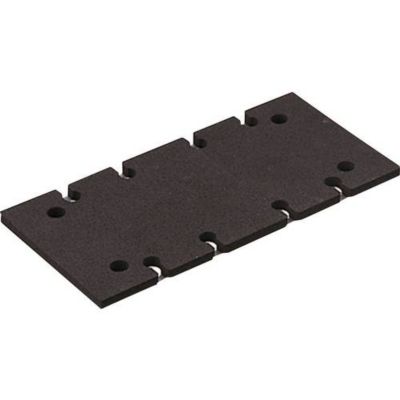 Plaque abrasive complète Makita 194929 1 pour ponceuses orbitales DBO380 BO3700 BO3711 - vue 3