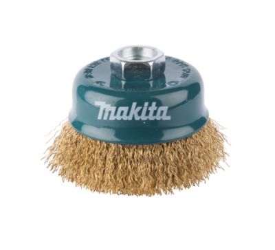 Makita Brosse boisseau à fils acier ondulés pour meuleuses d'angle 230 mm D 39768 - vue 9