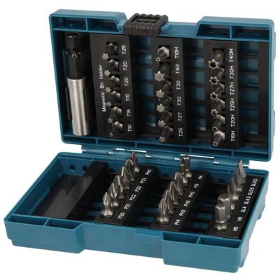 Coffret Accessoires Makita B-28606 – 37 Pièces, Acier, Vissage - vue 5