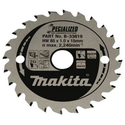 Lame de scie circulaire Makita SPECIALIZED B 33819 85 x 15 x 0.7 mm Nombre de dents: 24 1 pc - vue 2