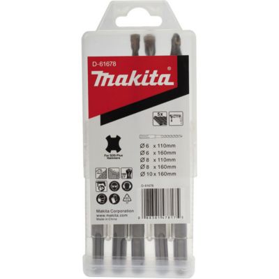 Coffret 5 forets SDS Plus 2 taillants MAKITA D 61678 - vue 8