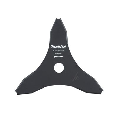 Lames 3 dents pour débrousailleuse Ø 255 mm DUR368369 MAKITA D 66036 - vue 2