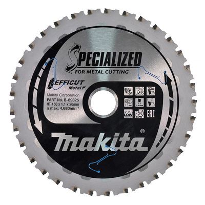 Makita Lame de scie MCCS15033E EFFICUT 150x20 mm - vue 3