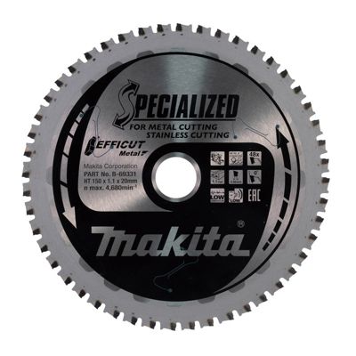 Makita Lame de scie SPECIALIZED EFFICUT 150 x - vue 1