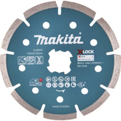 Makita Disque à tronçonner diamanté 125x22 23 mm E 02076 - vue 1