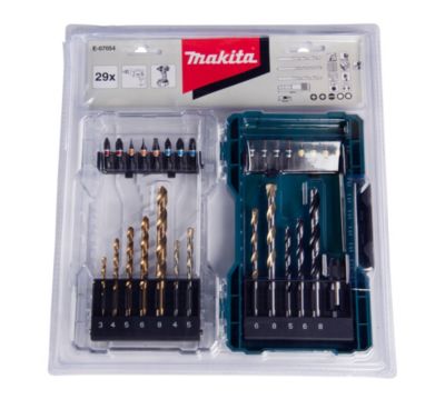 Coffret d'embouts et forets cylindriques 29 pièces MAKITA E E 07054 - vue 1