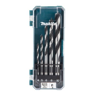 Jeu de Forets à Bois Makita D-72861 – 5 Pièces Acier Rapide - vue 3