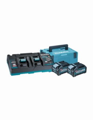 Makita 40V Li ion MAX Set de 2 batteries 4.0Ah Chargeur Mbox 191U00 8 - vue 3