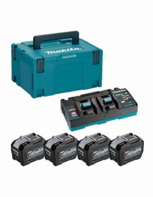 Makita 1910A8 3 Energy XGT 40 V 4x8.0 Ah kit avec chargeur rapide double - vue 2