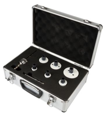 Coffret scies cloches Ezychange 8 pcs - diamètres 22 à 68 mm - E-14261