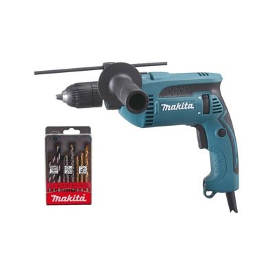 Perceuse à Percussion Makita HP1641K1X – 680 W avec Coffret et 2 Vitesses - vue 4