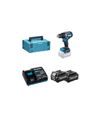 Perceuse À Percussion Makita HP002GD201 – 40V, 54Nm, 2 Batteries BL4025 - vue 4