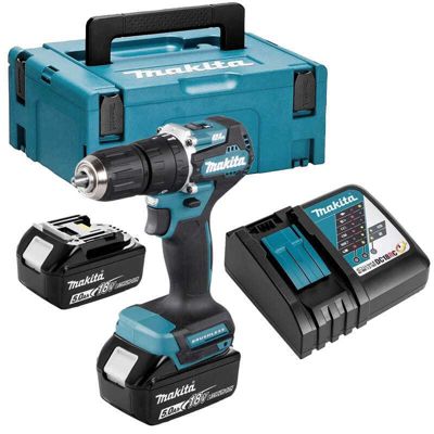 Perceuse à percussion 18V LXT 2x5 0 Ah en MAKPAC MAKITA DHP487RTJ