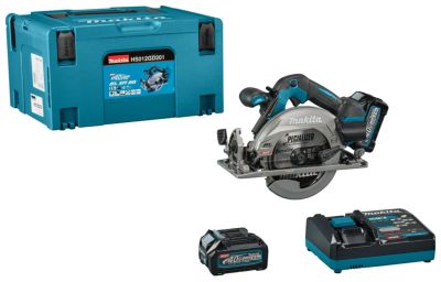 Makita HS012GD201 Scie circulaire portative sans fil Profondeur de coupe max. 90° 57 mm + 2 batteries + chargeur + - vue 3