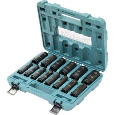 Makita E-16586 Jeu de clés à douilles 14 pièces 1/2"
