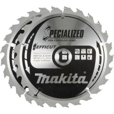 Makita EFFICUT Sägeb.165x20x25Z 2Stk. B 62985 2 - vue 3
