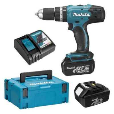 Perceuse À Percussion Makita DHP453RFJ – 18V, 2x3.0Ah, Moteur Brushed - vue 3