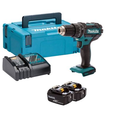 Perceuse À Percussion Makita DHP482RTJ – 18 V, 2 Batteries 5 Ah, Coffret Makpac - vue 8