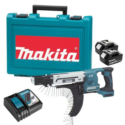 Makita DFR 750 RTE 18 V 2 batteries 5 0 Ah