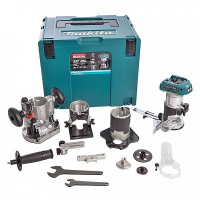 Affleureuse MAKITA DRT50ZJX3 – 18V, 4 Bases Interchangeables - vue 3