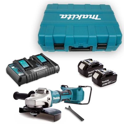 Meuleuse D'Angle Makita DGA900PT2 – 36V, 230 mm, 2x 5,0 Ah, Coffret - vue 7