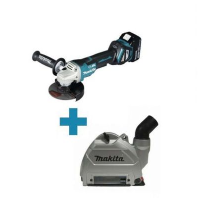 Meuleuse D'Angle Makita DGA518RTJU – 18V, 2x5Ah Li-Ion, Makpac - vue 2