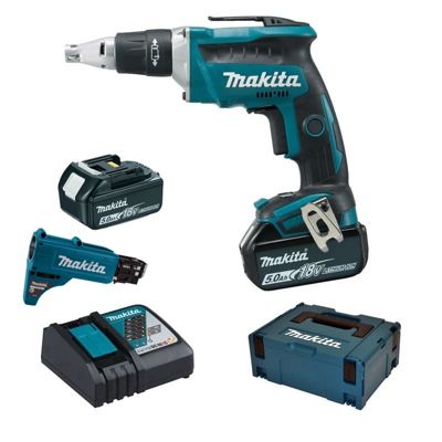 Visseuse Automatique Makita DFS452TJX2 – 18V Li-Ion, 5Ah, 5x25 à 55mm, 55Nm - vue 3