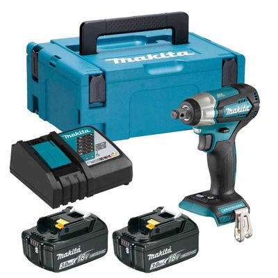 Boulonneuse à chocs brushless MAKITA 18V 2 batteries BL1830B 3.0Ah 1 chargeur rapide DC18RC DTW181RFJ - vue 3