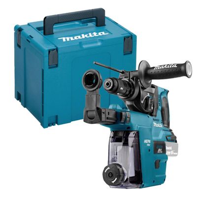 Makita DHR243ZJW Burineur marteau piqueur perforateur à batterie Li Ion 18V SDS avec MAKPAC 2J - vue 3