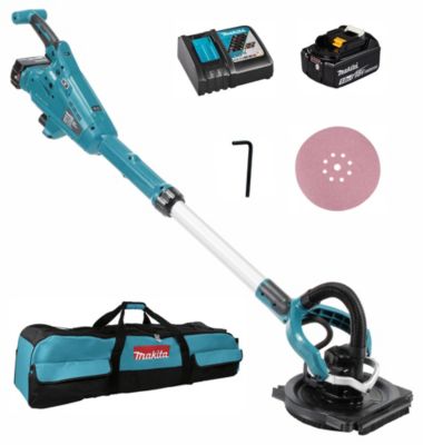 Ponceuse pour cloison sèche 18V Li Ion Ø 225 mm MAKITA DSL800RTEU
