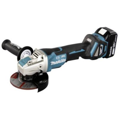Makita Meuleuse 18V / 5 0 Ah avec 2 batterie et chargeur dans MAKPAC DGA519RTJ - vue 4