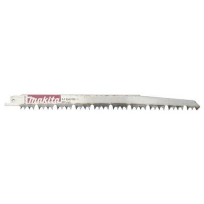 Lames à denture agressive pour bois et humide type CQté:5 / Epais. mela:10 à 190 mm / Long. utile:220 mm / Long. totale:240 mm / Epais. Lame:1 27 mm / Type:Chrome Vanadium / Dentpouce:45 Makita P 47117 - vue 3