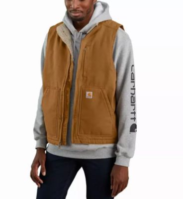 Gilet sans manches Washed Duck Lined marron - taille L.