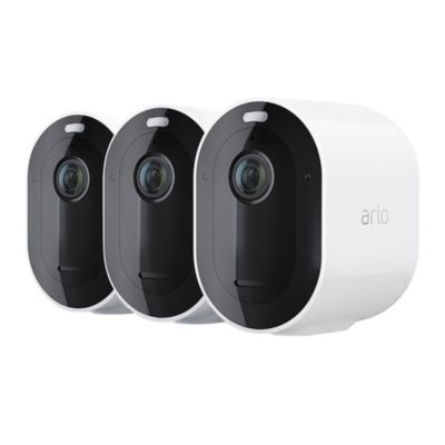 Caméra de vidéosurveillance sans fil Arlo Pro4 2K blanche, lot de 3