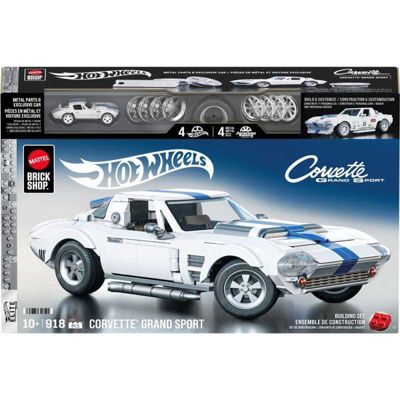 Coffret de construction Hot Wheels Mattel Corvette Grand Sport 1/16 918 pcs