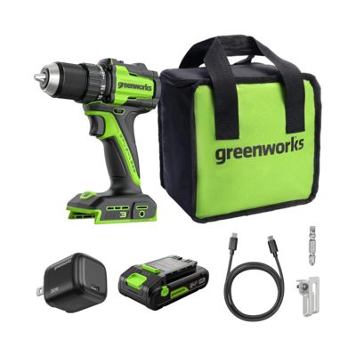 Greenworks POWERALL 24V Perceuse 45Nm Batterie 2Ah - vue 2